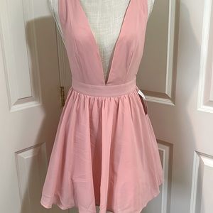 Soft pink summer dress